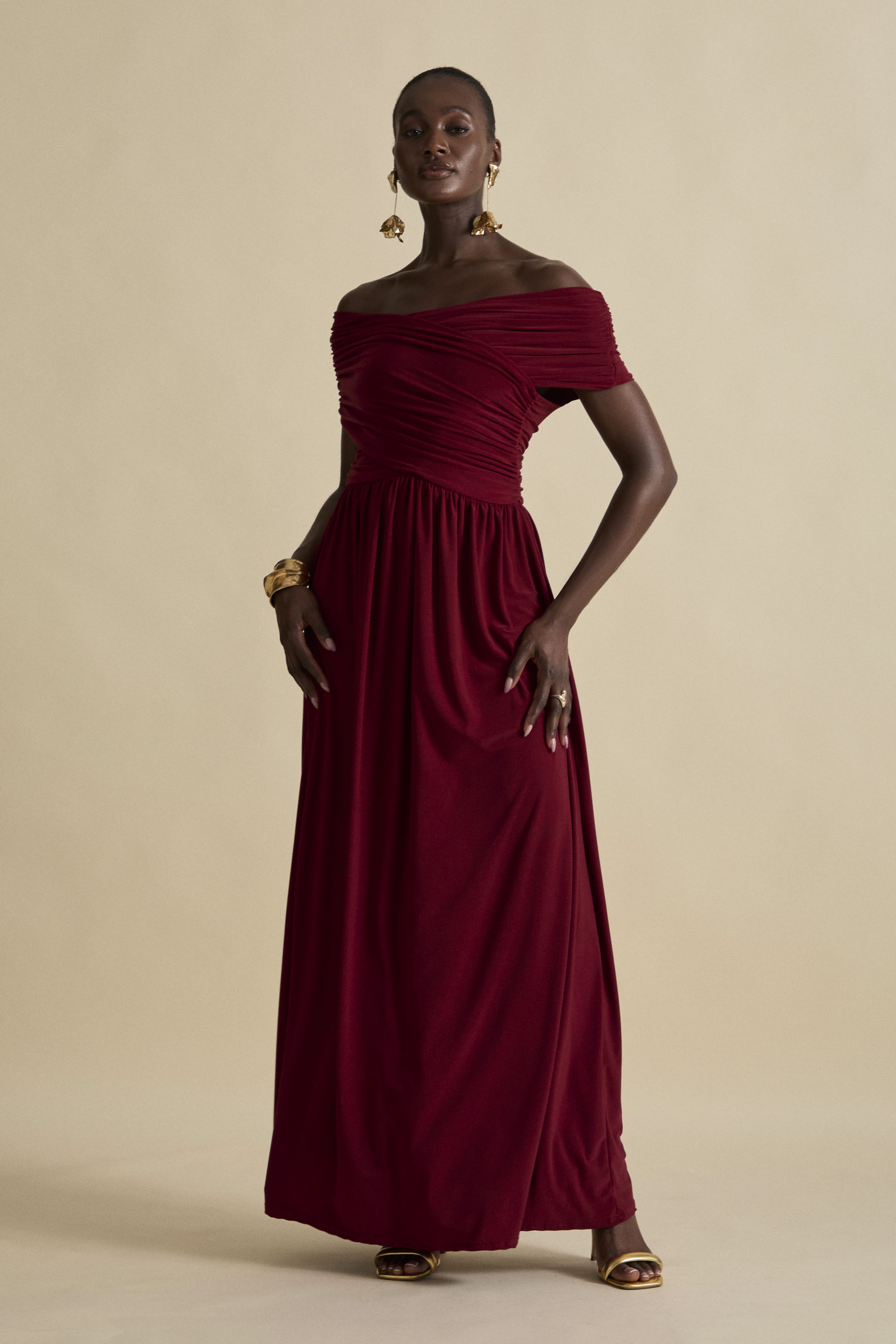 SIDRA MAXI DRESS - Rumba Red