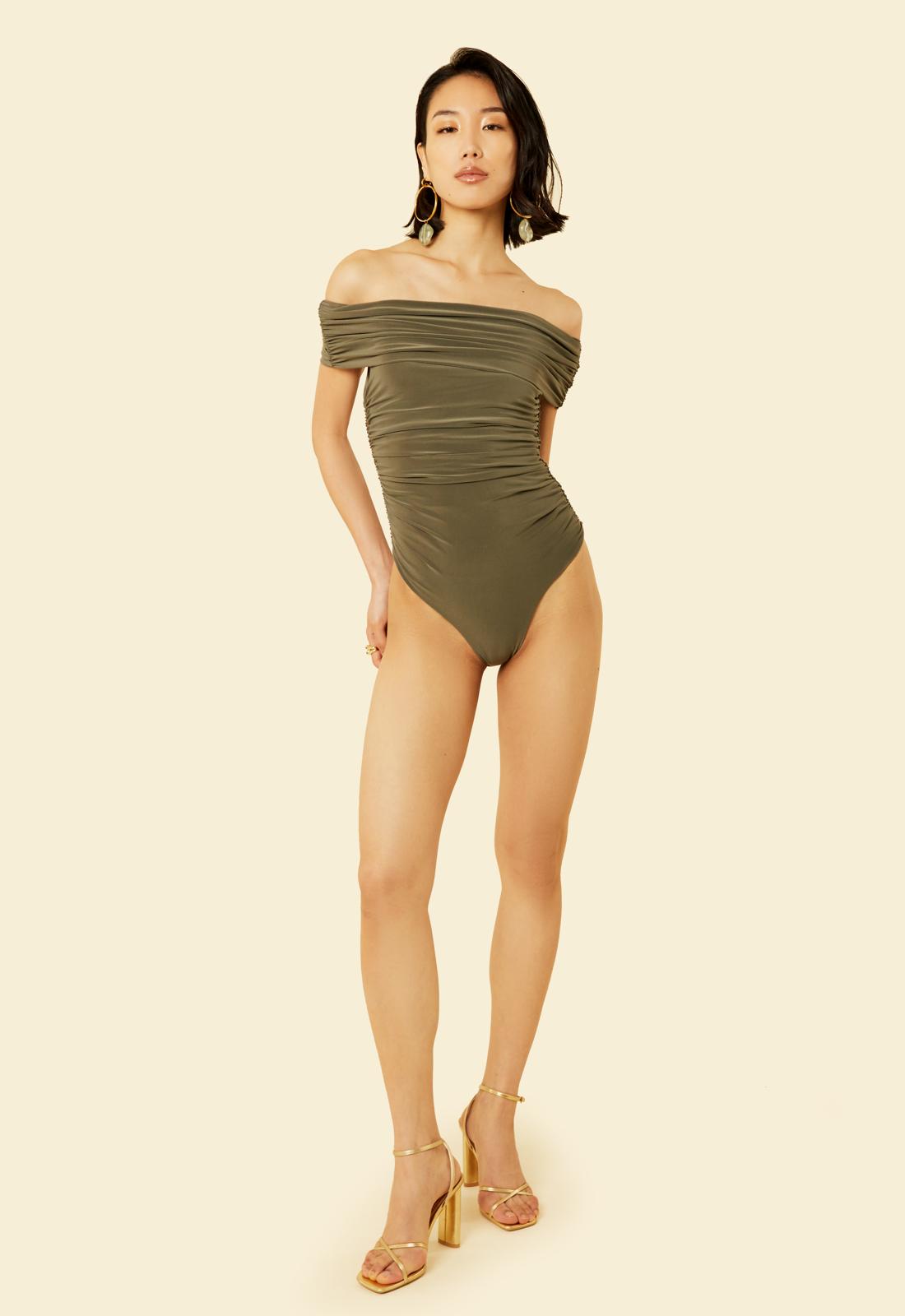 GABBRO BODYSUIT - Cypress Green