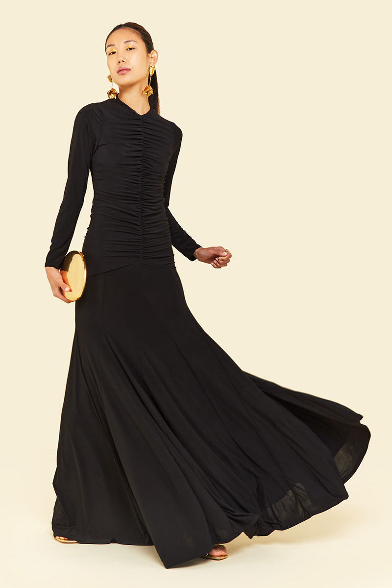 ZINNIA MAXI DRESS - Navsoul Black