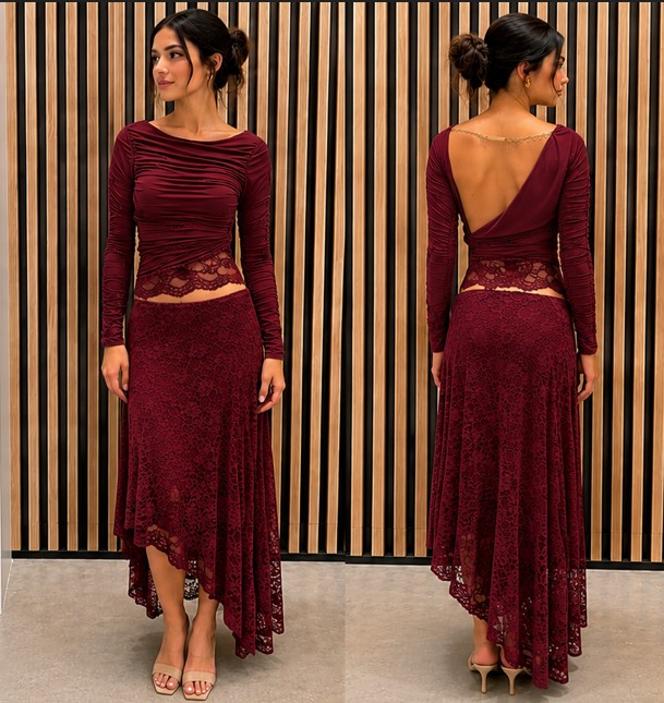 AMBER LACE CO-ORD SET
